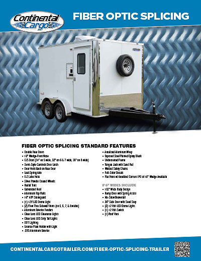 Fiber Optic Splicing Trailer Brochure